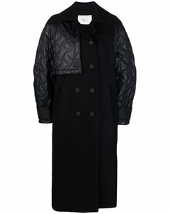 Двубортное пальто со вставками Tela