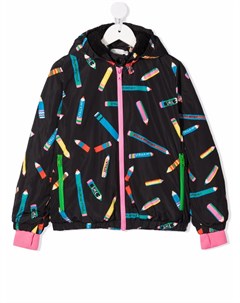 Куртка с капюшоном и принтом Stella mccartney kids