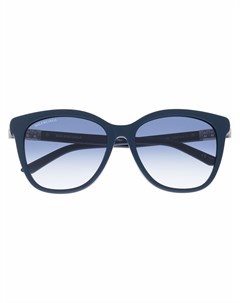 Массивные солнцезащитные очки в круглой оправе Balenciaga eyewear