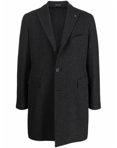 Шерстяное однобортное пальто Tagliatore