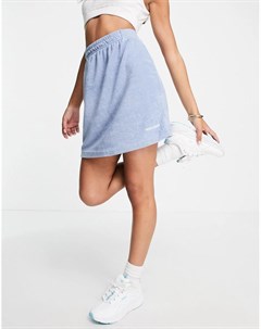 Махровая теннисная юбка голубого цвета от комплекта Missguided