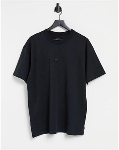 Черная oversized футболка Premium Essential Nike