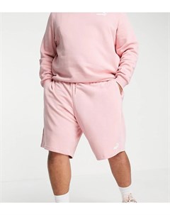 Розовые трикотажные шорты Plus Essentials Puma