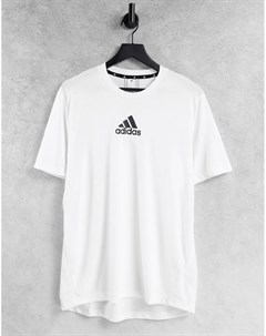Белая футболка с логотипом на груди adidas Training Adidas performance
