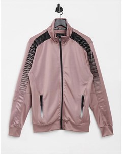 Розовая спортивная куртка от комплекта Bershka