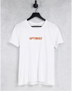 Хлопковая футболка с логотипом Ulysa optimist Inwear
