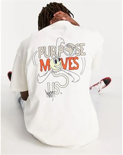 Кремовая oversized футболка из плотной ткани Move 2 Zero Purpose Nike