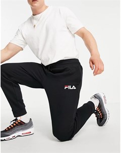 Черные джоггеры с логотипом Jakoob Fila