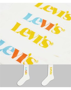 Набор из 2 пар носков кремового цвета с логотипом Levi's®