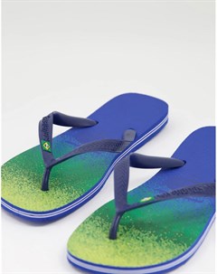 Разноцветные шлепанцы с эффектом омбре Brasil Fresh Havaianas