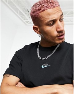 Черная oversize рубашка Premium Essential Nike