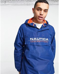 Синяя легкая куртка с воротником на молнии Nautica competition