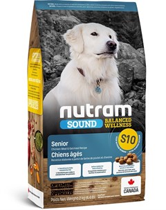 Сухой корм Sound Balanced Wellness S10 Senior Dog Food для пожилых собак 2 кг Nutram