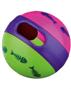Мяч для лакомств для кошек o 6 см Зеленый розовый пурпурный Trixie