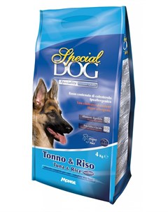 Сухой корм для собак с чувствительной кожей и пищеварением 15 кг Тунец и рис Special dog