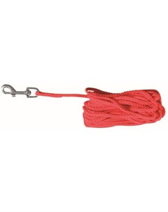 Поводок тросовый нейлоновый для собак 5 м х 5 мм Красный Trixie