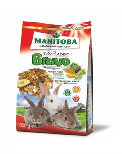 Корм My Rabbit Bravo для карликовых кроликов 600 г Manitoba