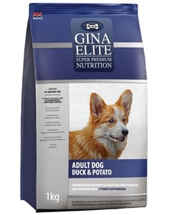 Сухой корм Elite Dog Утка с картофелем для собак 3 кг Утка и картофель Gina