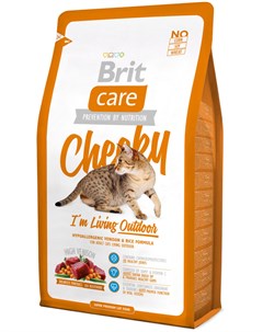 Сухой корм Care Cat Cheeky Outdoor для активных кошек и кошек уличного содержания 7 кг Brit*