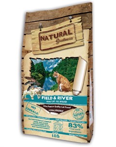 Сухой корм Field River Recipe для кошек 6 кг Natural greatness