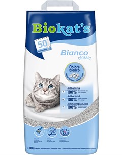 Наполнитель Bianco комкующийся для кошек 10 кг Biokat's