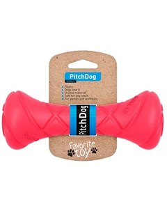 Игрушка гантель розовая для собак 19 х 7 см Розовый Pitchdog