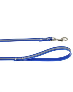 Поводок со светоотражающей полосой синий для собак 200 x 2 см Синий Каскад