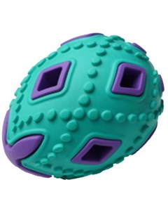Игрушка Silver Series яйцо бирюзово фиолетовое для собак 6 2 x 6 2 x 8 см Бирюзово фиолетовый Homepet
