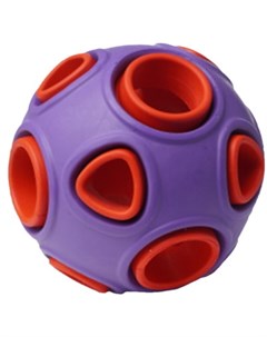 Игрушка Silver Series мяч фиолетово красный для собак O 7 5 см Фиолетово красный Homepet