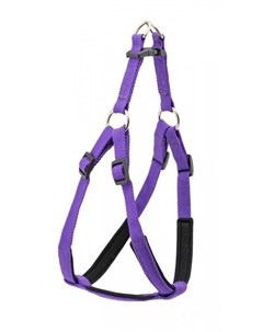 Шлейка Сити с мягкой подкладкой фиолетовая для собак XS 42 48 см х 43 52 см х 15 мм Yami-yami