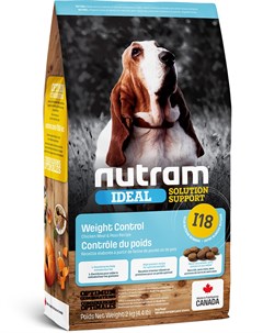 Сухой корм Ideal Solution Support I18 Weight Control Dog Food контроль веса для собак 11 4 кг Nutram