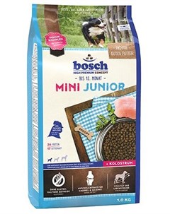 Сухой корм Mini Junior для щенков мелких пород 1 кг Bosch