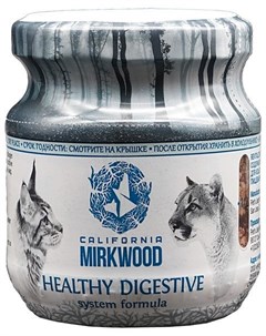 Консервы Healthy Digestive для кошек с проблемами пищеварения 100 г Курица California mirkwood