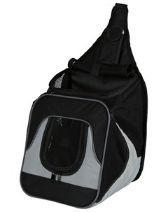 Рюкзак переноска Savina для собак Д 30 х Ш 33 х В 26 см Черный Серый Trixie