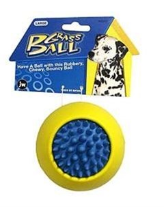 Игрушка Grass Ball Small Мячик с ежиком малый для собак Jw pet