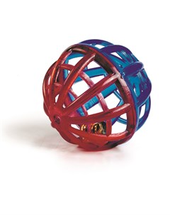 Игрушка Мяч погремушка сетчатый для кошек 4 см В заказе будет случайный цвет Beeztees