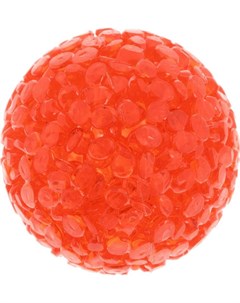 Игрушка Мячик блестящий цвет красный для кошек 4 см Красный Каскад