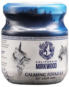 Консервы Calming Formula с успокаивающим эффектом для гиперактивных кошек 100 г Ягненок California mirkwood