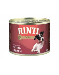 Консервы Gold с утиными сердечками для собак 185 г Утиные сердечки Rinti