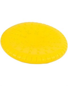 Игрушка Летающая тарелка плавающая термопластичная резина для собак 23 см Желтый Каскад