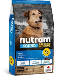 Сухой корм Sound Balanced Wellness S6 Natural Adult Dog Food для взрослых собак 500 г Nutram