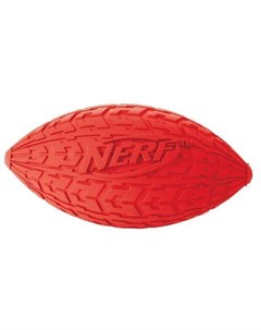Игрушка Мяч для регби резиновый пищащий для собак 15 см Nerf