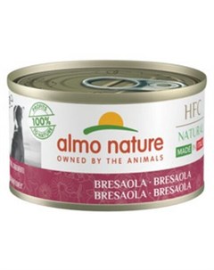 Консервы HFC Natural Made in Italy Bresaola Говядина Брезаола для собак 95 г Говядина Брезаола Almo nature