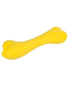 Игрушка Кость плавающая термопластичная резина для собак 18 см Желтый Каскад