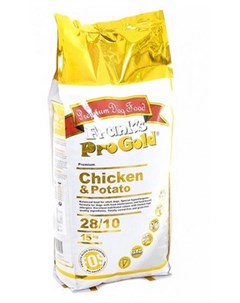 Сухой корм Chicken Potato 28 10 Беззерновой с курицей и молодым картофелем для собак 15 кг Курица и  Frank's progold