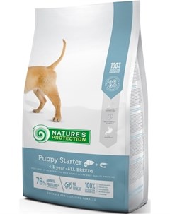Сухой корм Puppy Starter для щенков 4 8 недель 500 г Nature's protection