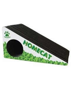 Когтеточка треугольник с кошачьей мятой для кошек 30 х 14 х 17 см Серый Homecat