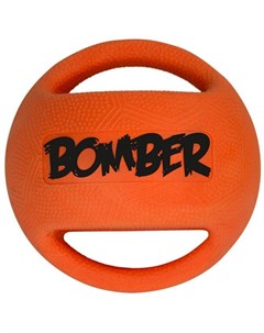 Игрушка Bomber Мяч с ручками цвет оранжевый для собак 18 см Оранжевый Hagen
