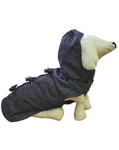 Нано куртка Herrigbone с капюшоном коричневая для собак 60 см Коричневый Dog gone smart