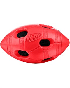 Игрушка Мяч для регби хрустящий для собак 15 см В ассортименте Nerf